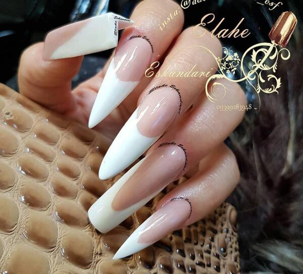 عکس کاشت ناخن ژورنالی