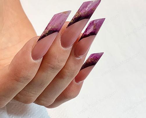 عکس کاشت ناخن ژورنالی