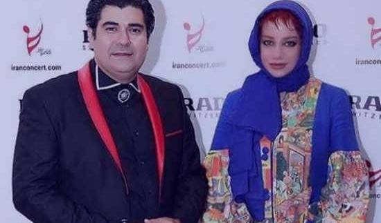 عکس شراره رخام و همسرش