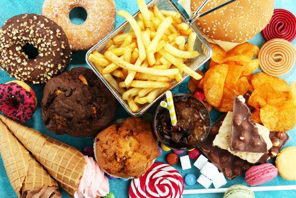 عکس غذا های ناسالم