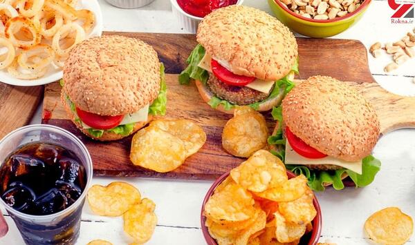 عکس غذا های ناسالم