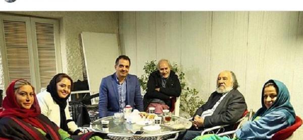 عکس داریوش ارجمند و نرگس محمدی