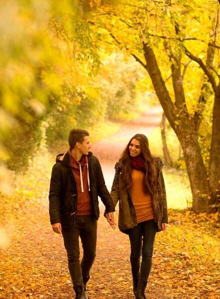 عکس پاییز دونفره