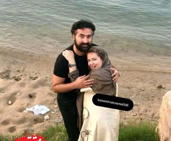 عکس بهاره رهنما کنار همسرش