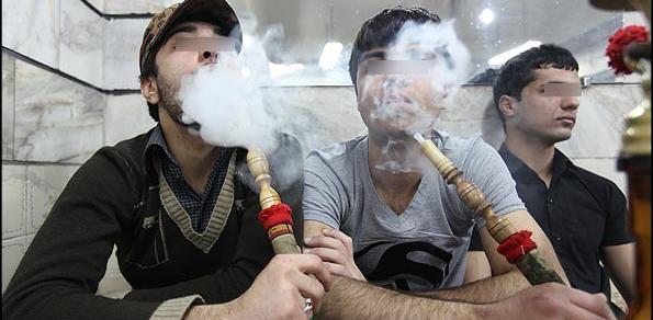 عکس ریه قلیانی