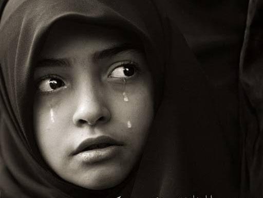 عکس گریه امام حسین