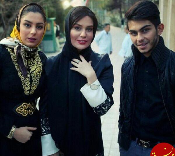عکس ارسلان قاسمی و دوست دخترش در پارک