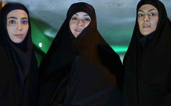 عکسهای الهام چرخنده بعد از چادری شدن