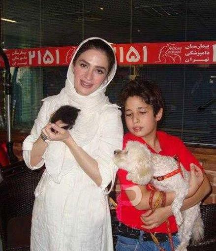 عکس تصادف عسل بدیعی