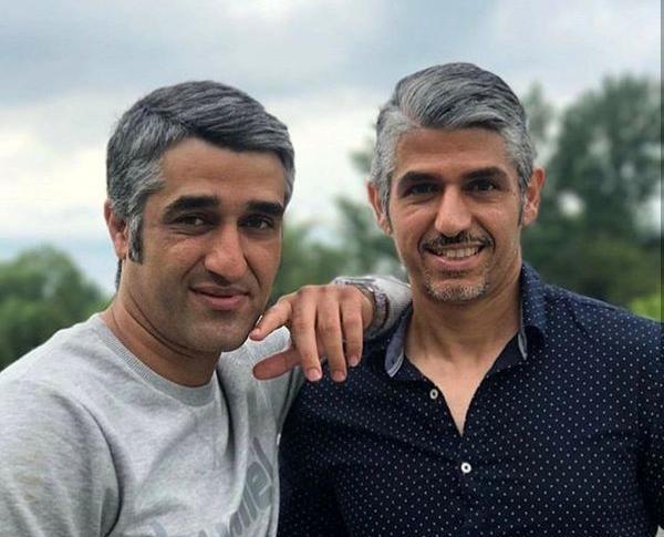 عکس پژمان جمشیدی در خارج از کشور