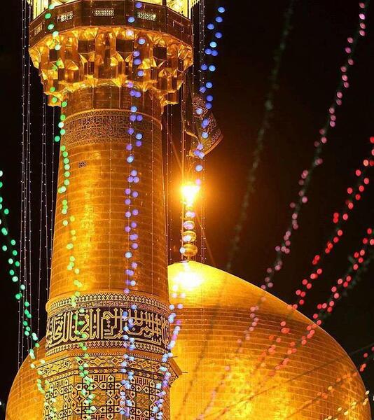 عکس گلدسته حرم امام رضا
