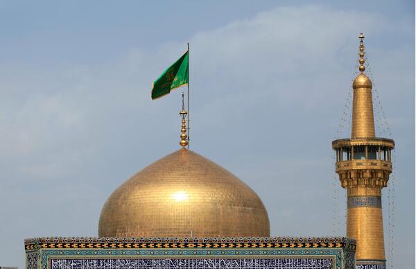 عکس گلدسته حرم امام رضا