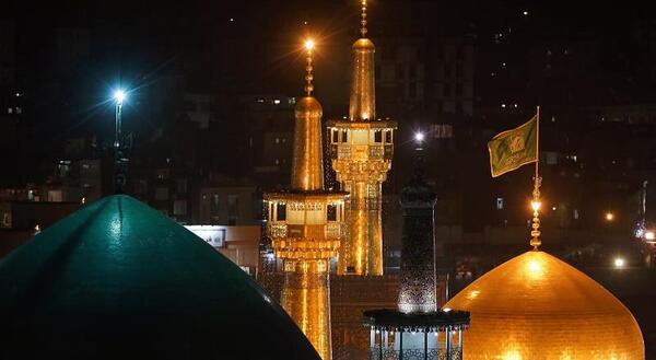 عکس گلدسته حرم امام رضا