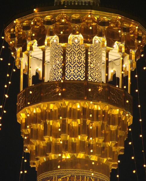 عکس گلدسته حرم امام رضا