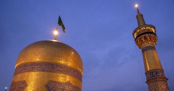 عکس گلدسته حرم امام رضا