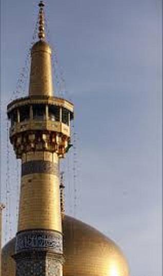 عکس گلدسته حرم امام رضا