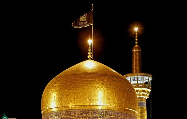 عکس گلدسته حرم امام رضا