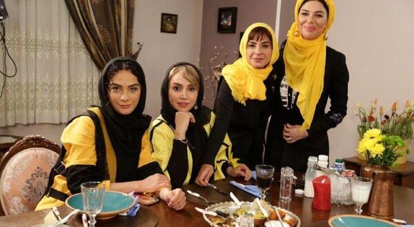 عکس شبنم قلی خانی در شام ایرانی