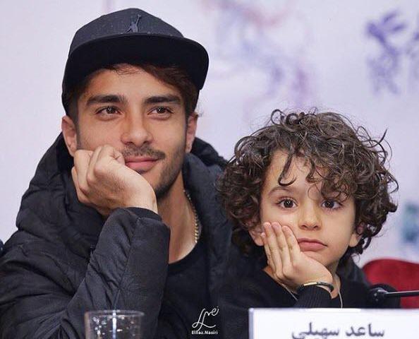 عکس ساعد سهیلی با خانواده اش