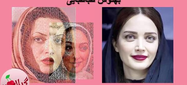 عکس روشنک گرامی قبل از عمل بینی