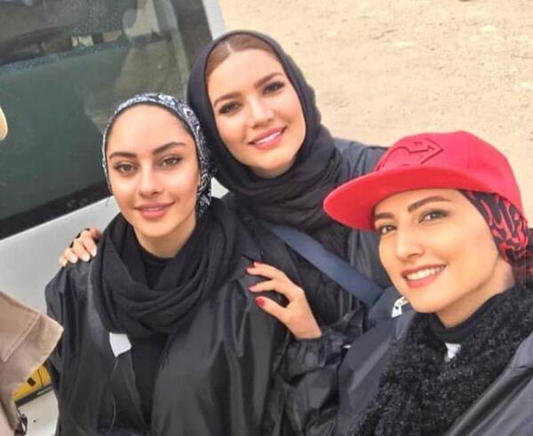 عکس الناز حبیبی و ترلان پروانه