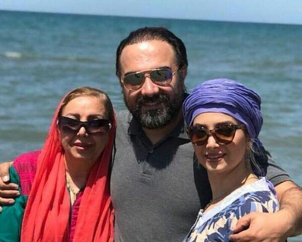 عکس پدر و مادر برزو ارجمند