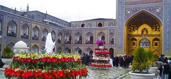 عکس صحن حرم امام رضا