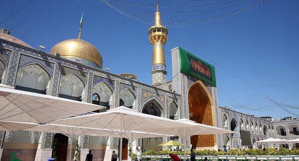 عکس صحن حرم امام رضا