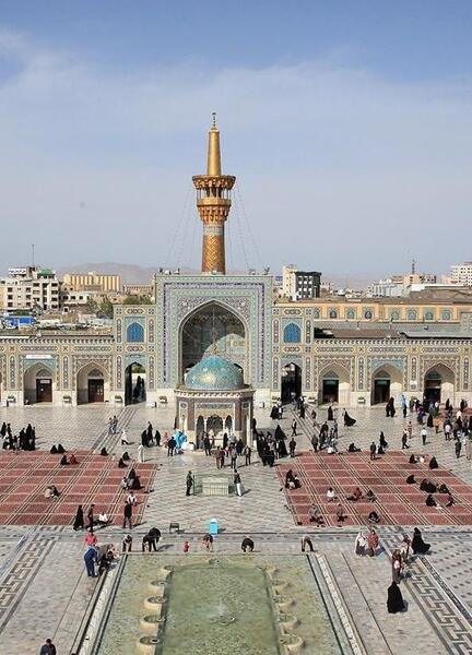عکس صحن حرم امام رضا