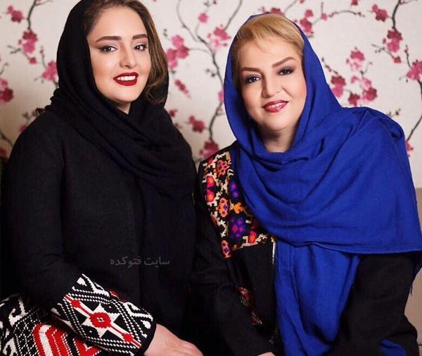 عکس اکرم محمدی و خواهرش
