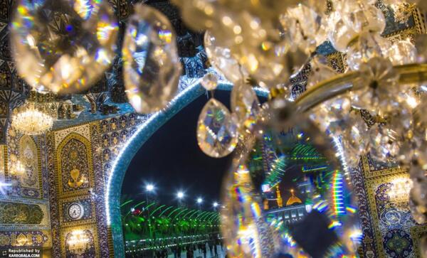 عکس چلچراغ حرم امام رضا