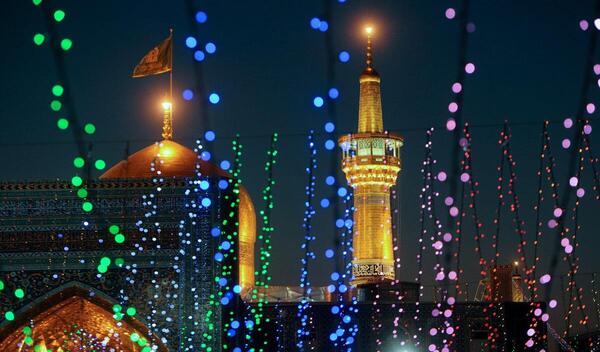 عکس چلچراغ حرم امام رضا