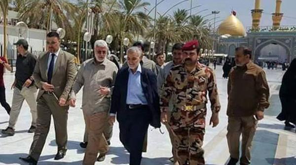عکس سردار سلیمانی با یارانش