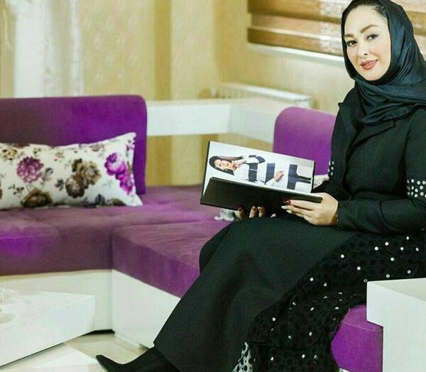عکس الهام حمیدی با چادر