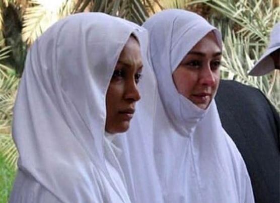 عکس الهام حمیدی با چادر