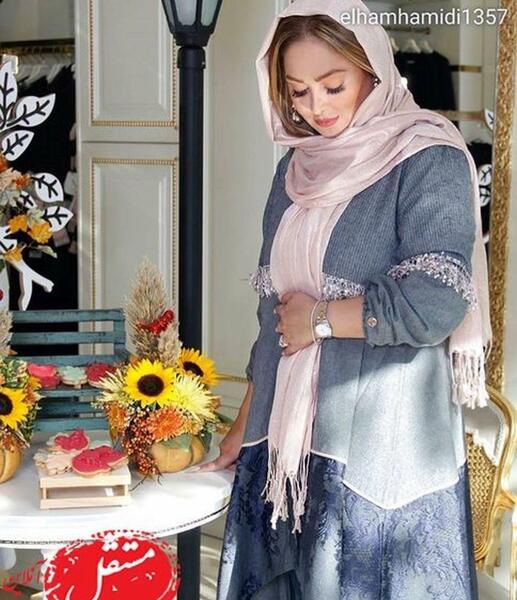 عکس الهام حمیدی با چادر