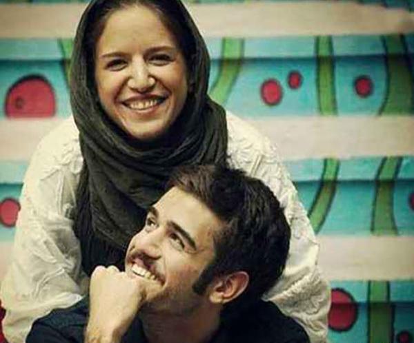 عکس از جمیله شیخی و پسرش