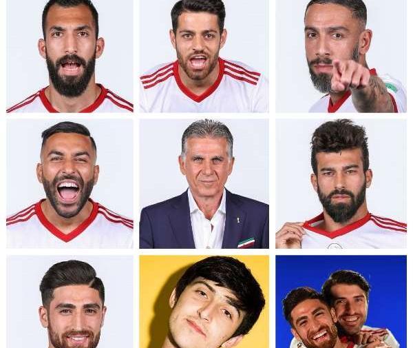 عکس بازیکنان تیم ملی جام جهانی