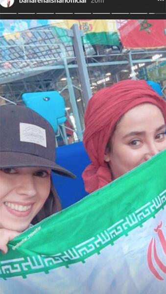 عکس بهاره افشاری در ماشین