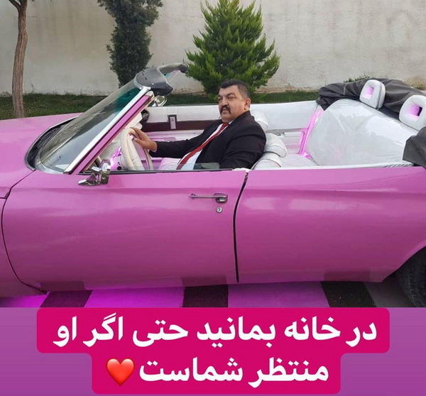 عکس بهاره افشاری در ماشین
