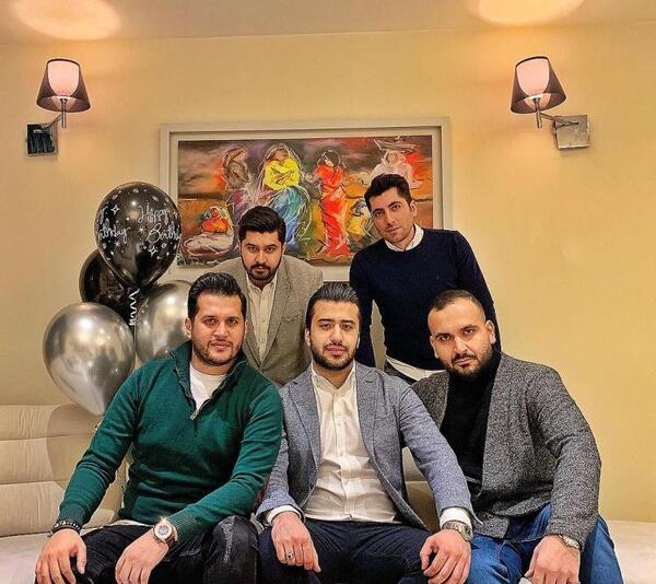 عکس خانوادگی سیاوش خیرابی وهمسرش