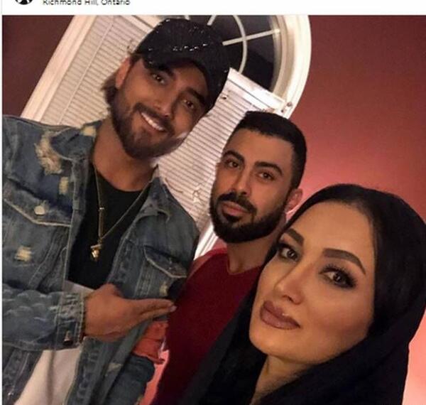 عکس جدید امیر مقاره و دوست دخترش