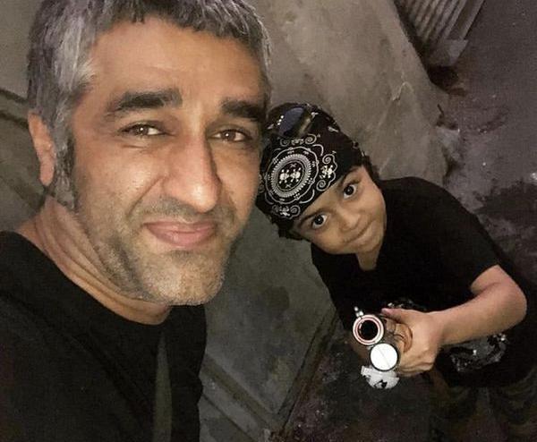 عکس پسر واقعی پژمان جمشیدی