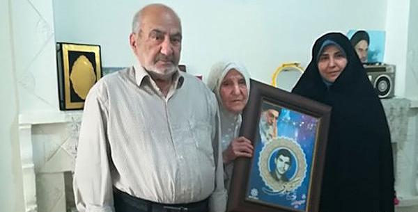 عکس پسر شهید حلیمه سعیدی