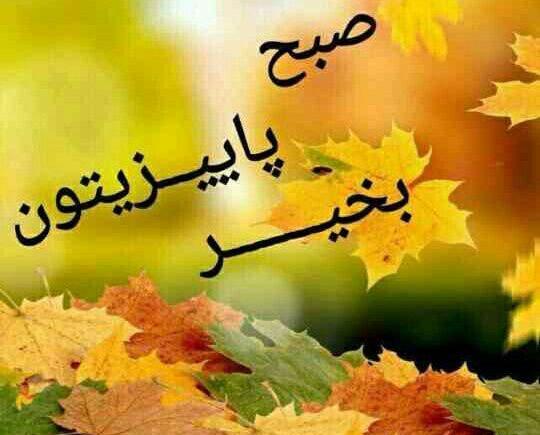 عکس پاییز صبح بخیر