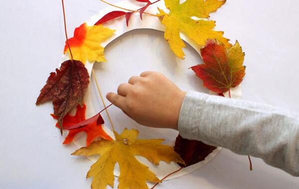 عکس برگ پاییزی کاردستی