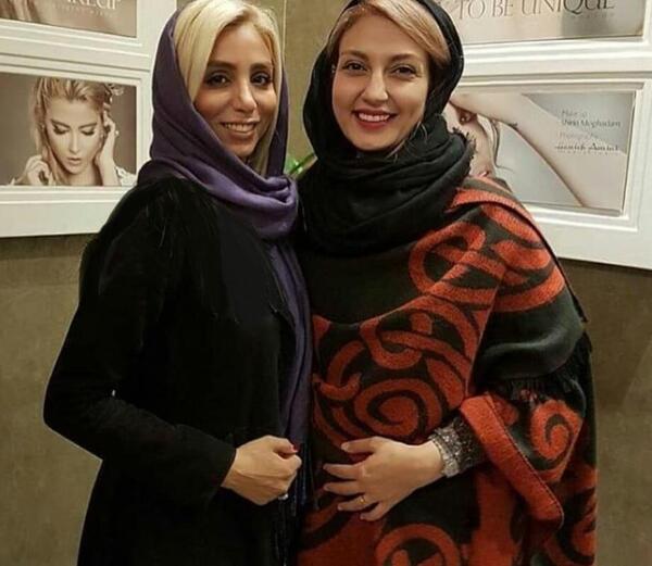 عکس حدیث میرامینی با خواهرش