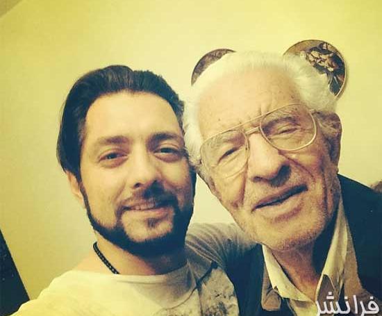 عکس بهرام رادان و پدرش
