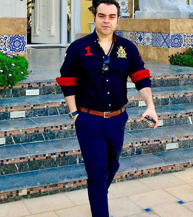 عکس لاغری شهرام قائدی