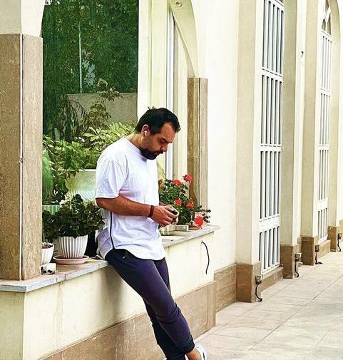 عکس لاغری شهرام قائدی